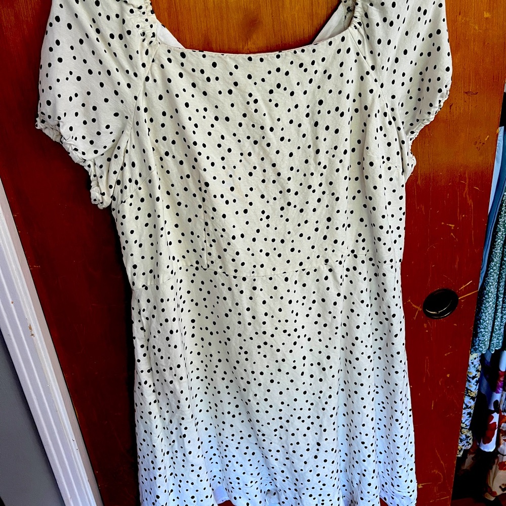Loft polka dot dress